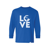 Tenfed - LOVE Youth Crew Neck Blue